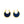 Load image into Gallery viewer, Luna Earrings Black