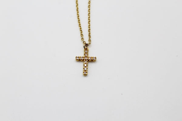 Vivid Theophany Cross of Light Necklace (18K Gold Plated) | Spiritual Necklace for Daily Inspiration