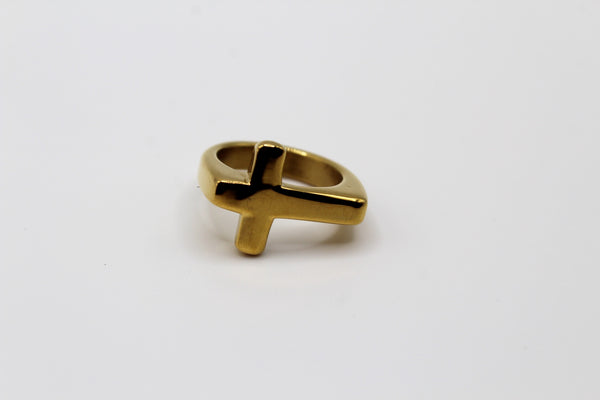 Vivid Theophany Divine Harmony Ring (18K Gold Plated) | Ring Reflecting Unity and Balance