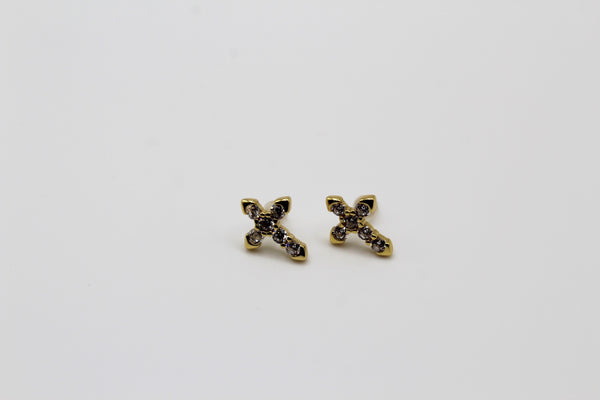 Vivid Theophany Crossroad Earrings (18K Gold Plated) | Walk a Path Guided by Belief