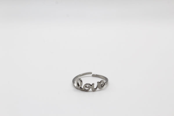 Vivid Theophany Eternal Love Adjustable Ring (18K White Gold Plated) | Ring of Everlasting Faith